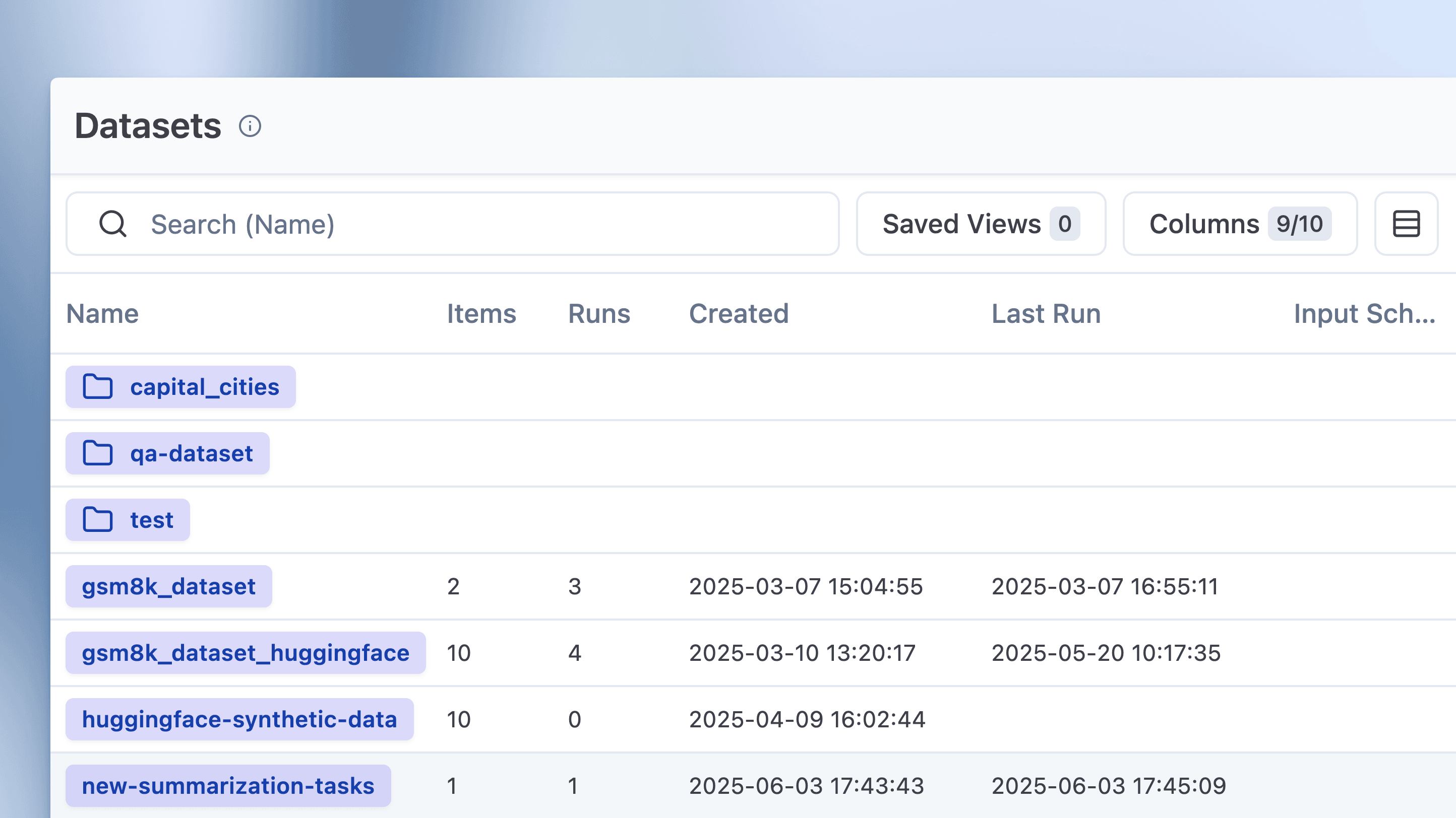 Organize Your Datasets in Folders